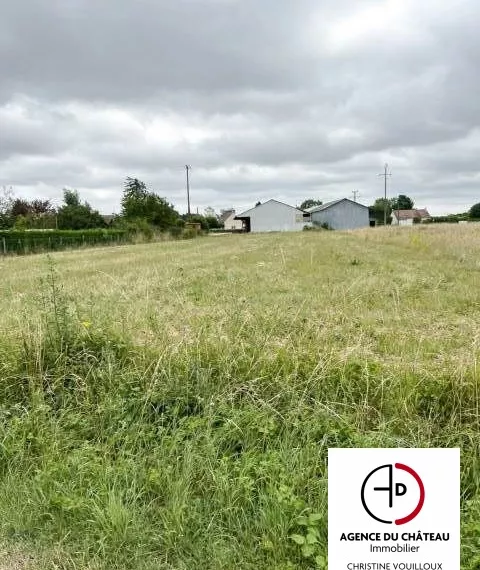 TERRAIN A BATIR A ST BENOIT SUR LOIRE DANS UNE RUE CALME ET PROC