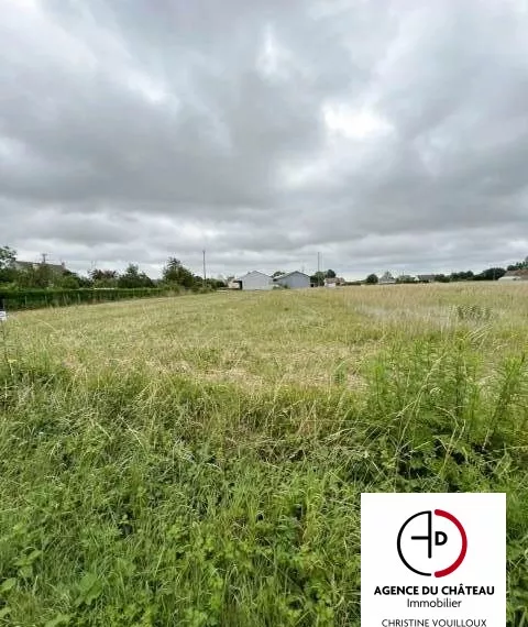 TERRAIN A BATIR A ST BENOIT SUR LOIRE DANS UNE RUE CALME ET PROC